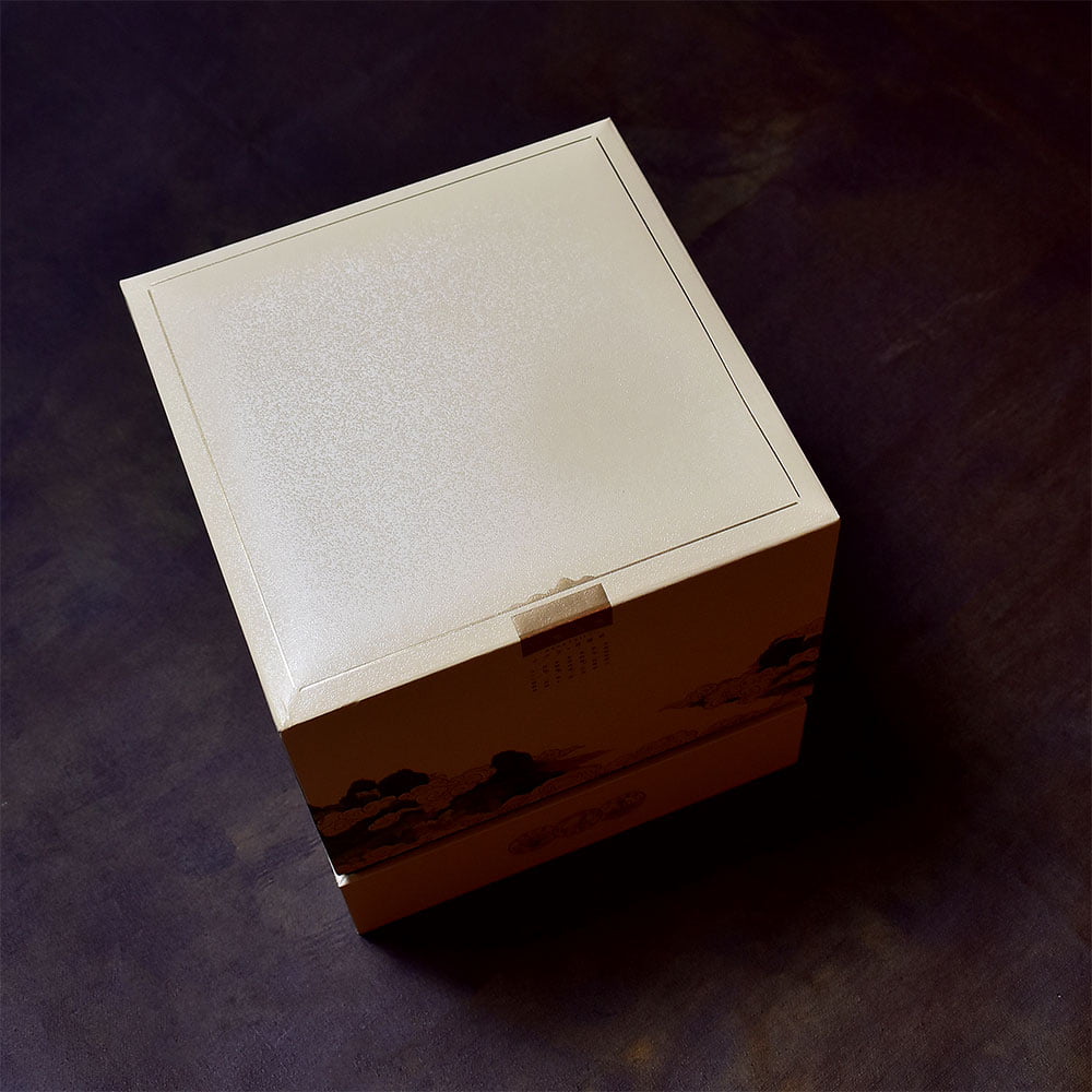 Tea Cube Gift Box (Apricot White)