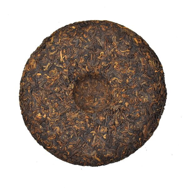 2016年雨林凝香古樹熟茶餅 357克 (茶餅)