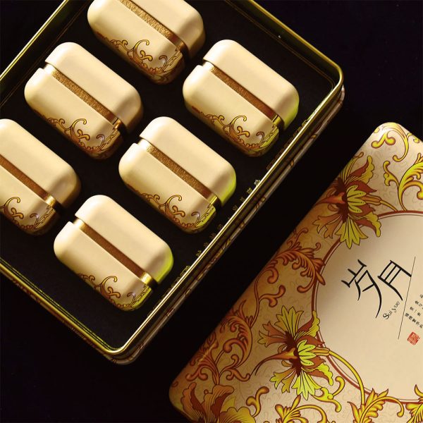 Sui Yue Gold 6-Cup Tea Gift Box