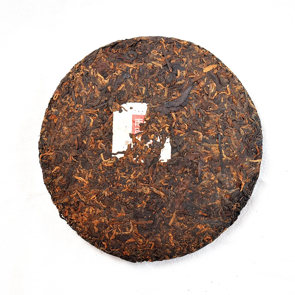 2020年雨林美成古树熟茶 357克 (茶饼)