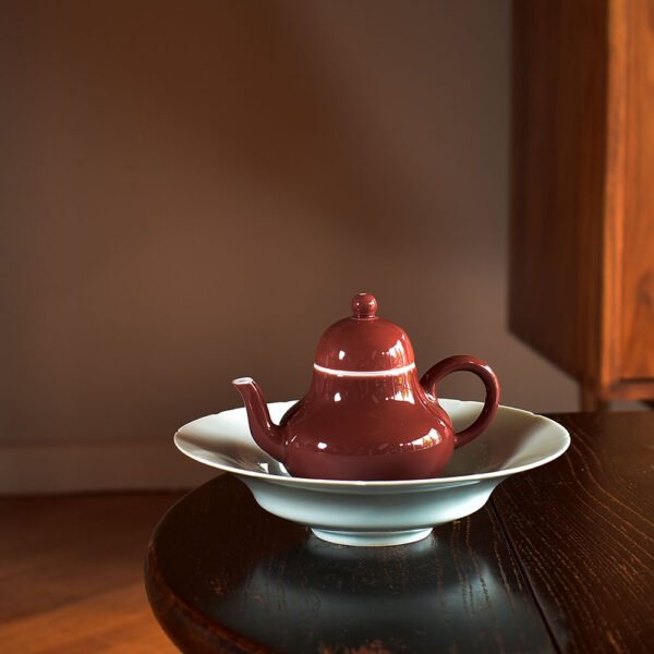 Carmine Red Si Ting Tea Top