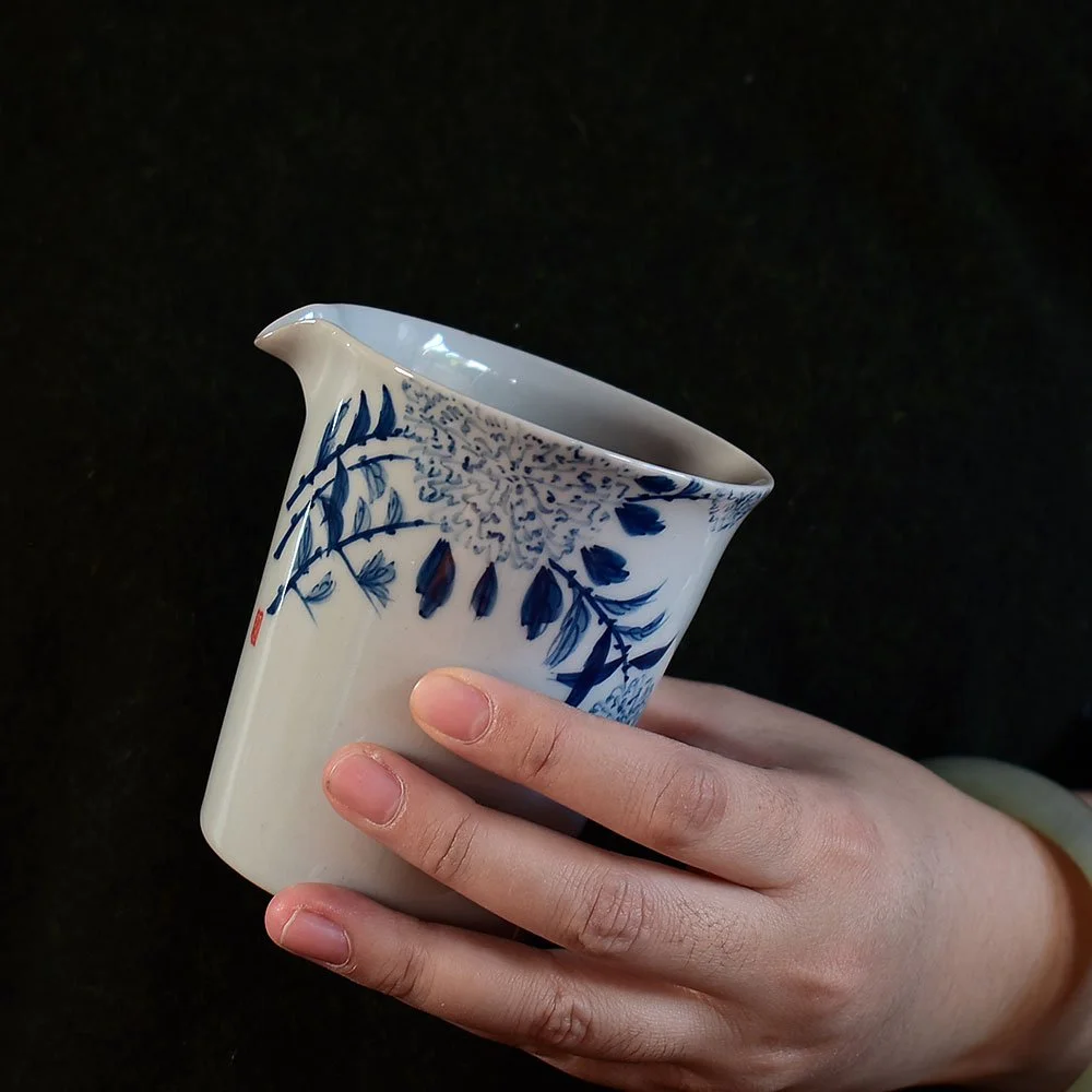 Handmade Vintage Hydrangea Fair Cup