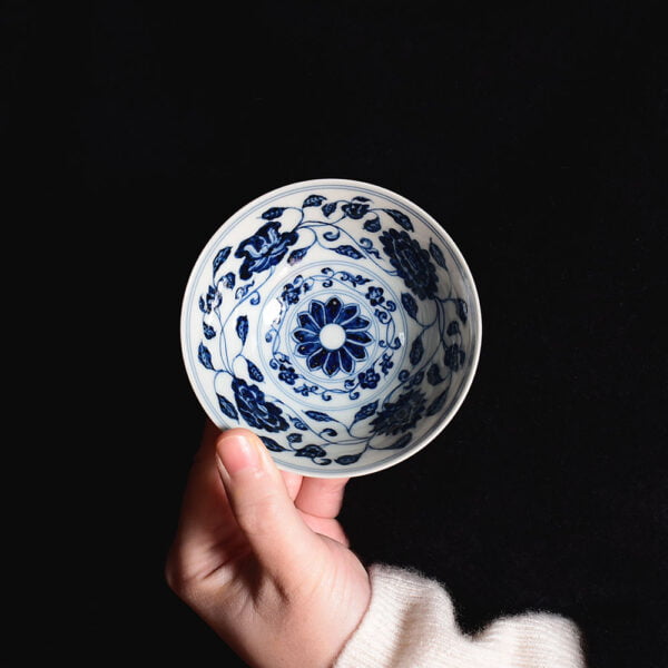 Hand Painted Chanzhi Lian Thin-walled Tea Cup