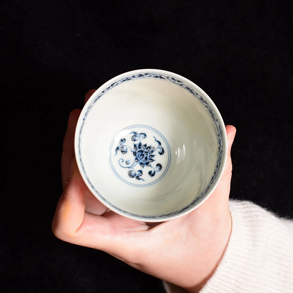 Hand painted Chanzhi Lian Tea Cup