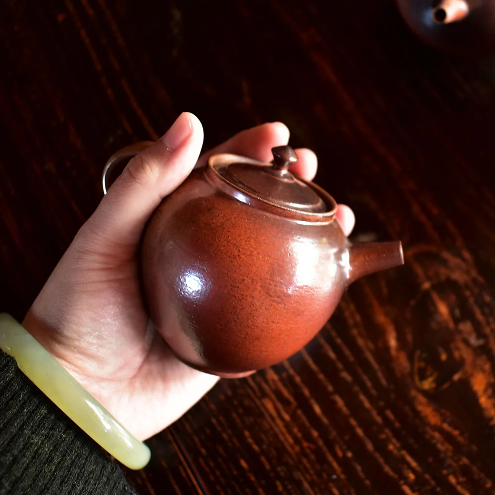 Handmade Wood Fired Beauty Teapot