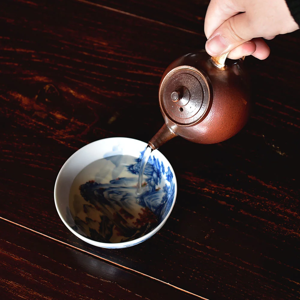 Handmade Wood Fired Beauty Teapot