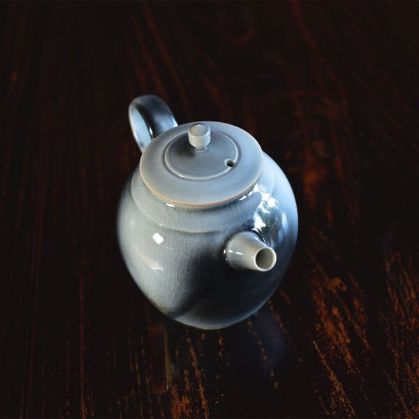 溪兰窑变小茶壶