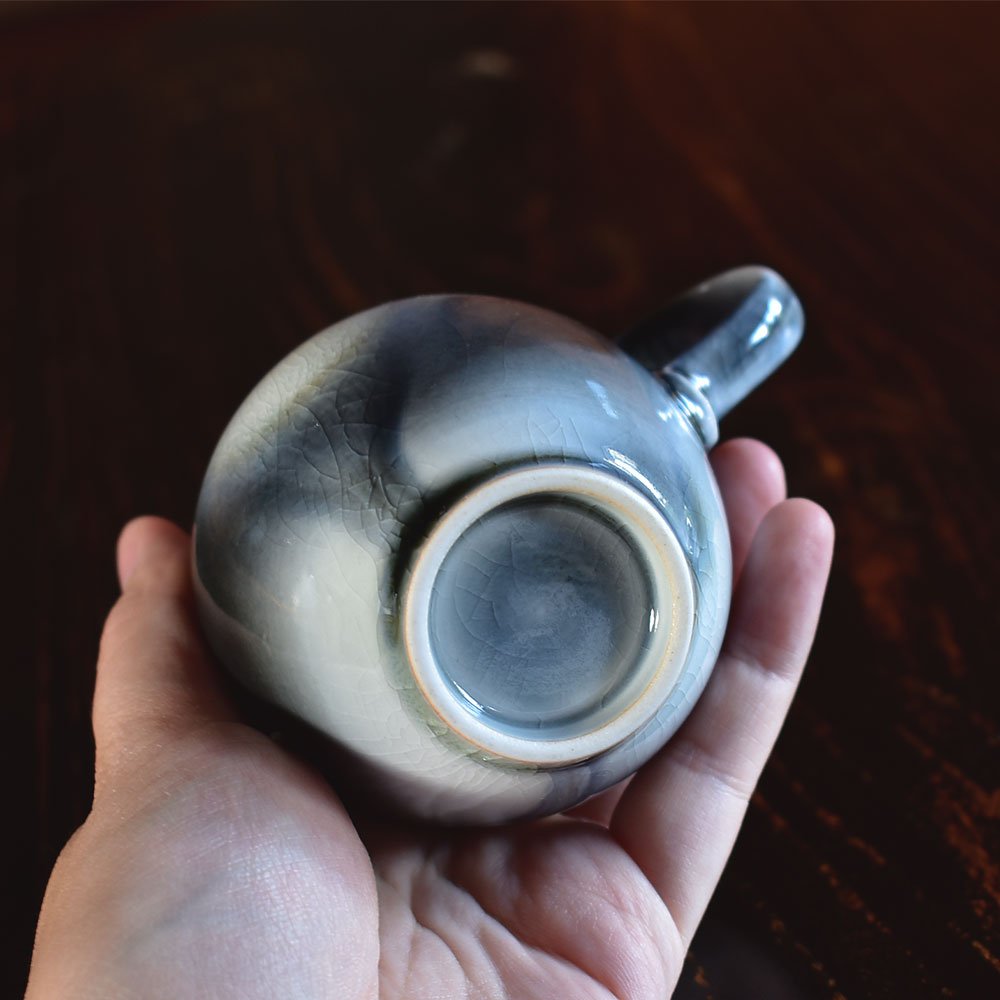 溪蘭窯變小茶壺