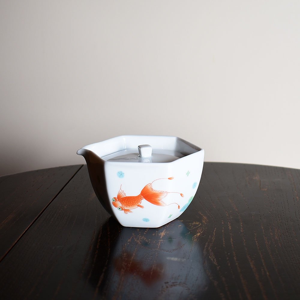 Goldfish Octagonal Teapot Set