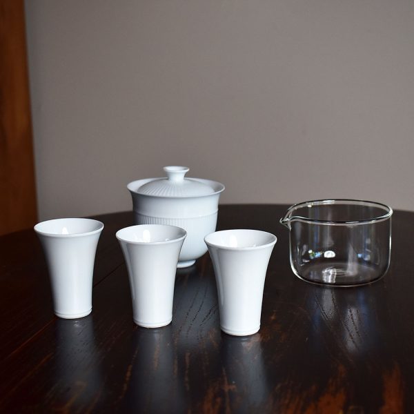 Jun Zi White Porcelain Tea Set