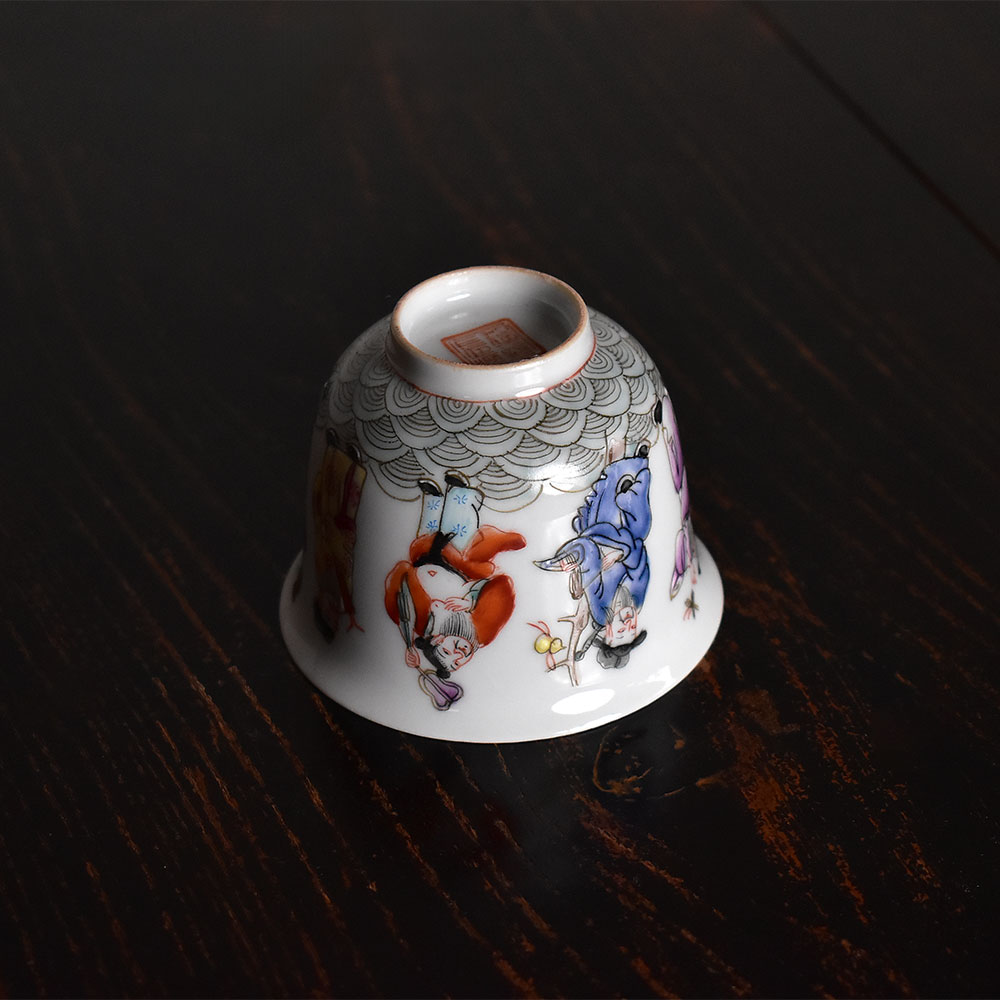 八仙過海老式品茗杯