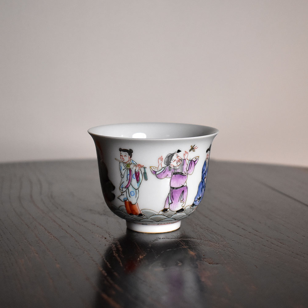 八仙過海老式品茗杯