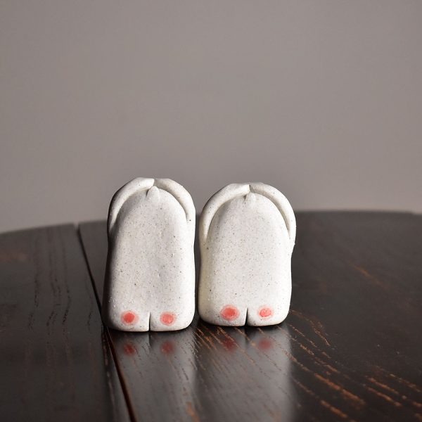 Hand-Pinched Toothy Figurines